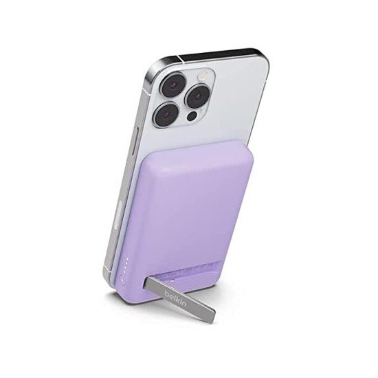 Belkin 5000 mAh Magsafe Wireless Power Bank Wired & Wireless Fast Charging | Compatible w/iPhone 12 and Above, Android Devices, Airpods & More (Open Box) - Image 6