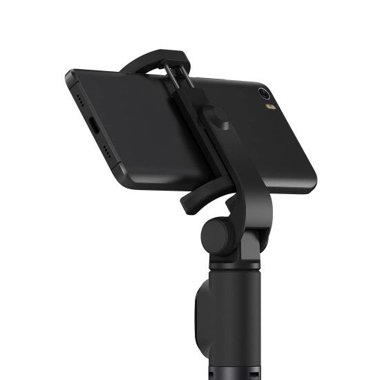 Mi Xiaomi Selfie Stick with Micro USB Rechargeable Bluetooth Remote,Tripod Stand,Multifunctional Selfie Stick with Extendable Aluminium Monopod,360 Deg Rotation Phone Holder,Adjustable Grip Black (Open Box) - Image 2
