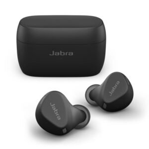 Jabra Elite 4 Active in-Ear Bluetooth Earbuds – True Wireless Ear Buds with Secure Active Fit, 4 Built-in Microphones, Active Noise Cancellation and Adjustable HearThrough Technology with mic (Open Box)
