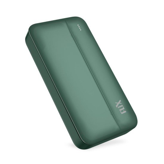 FLiX(Beetel) Just Launched UltraCharge 20,000mAh QCPD Power Bank,USB C/B Input,Tripple Output 22.5W Power Delivery,Compatible to iPhone 14 13 12 11 Samsung S22 S23 Google Pixel7 Oneplus – Olive Green (Open Box)