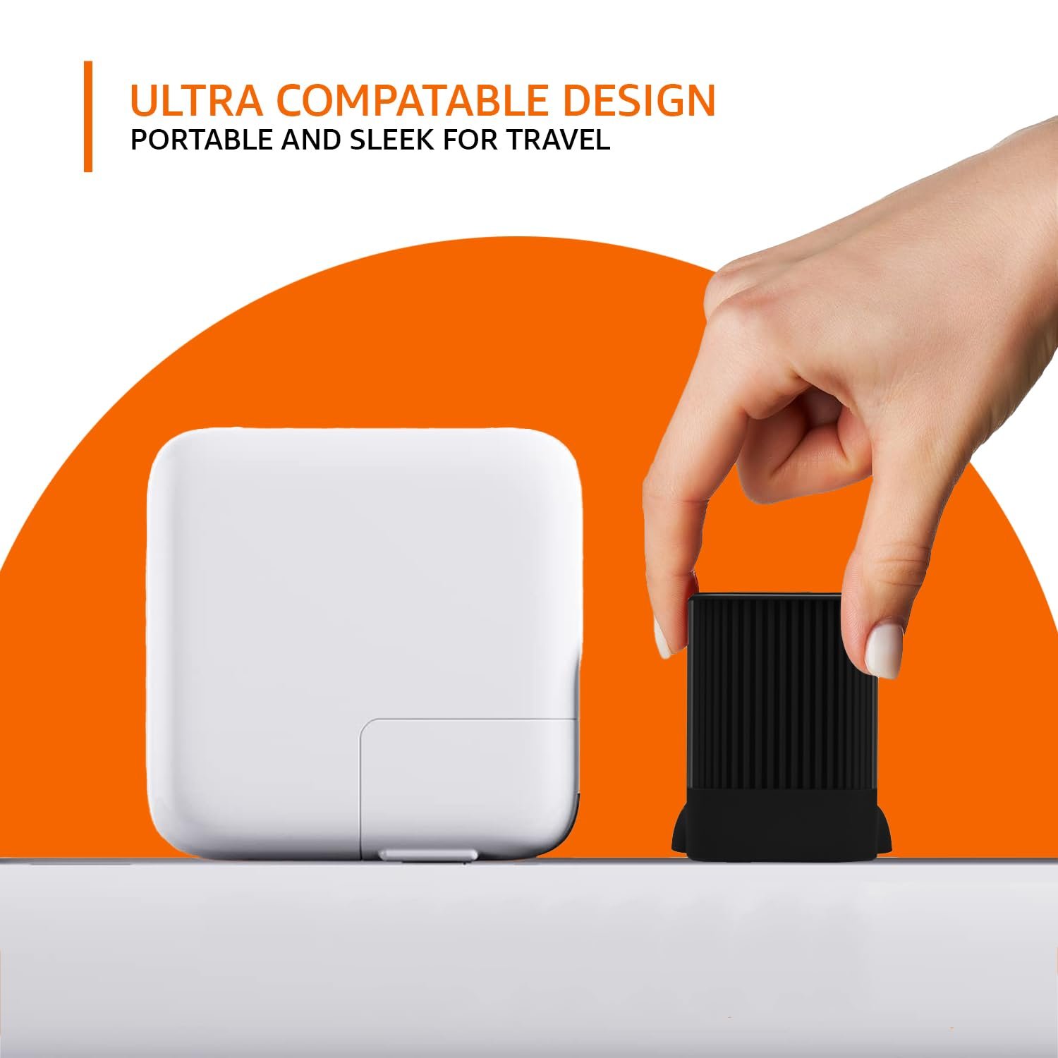 Amazon Basics USB C 45W Charger| Super-Fast Dual Port Charging | Universal Fast Charging | Compact GaN Design | Compatible with Top Brands (Open Box) - Image 2