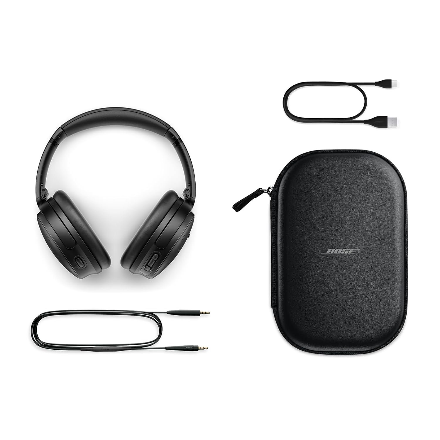 Bose New QuietComfort Wireless Noise Cancelling Headphones, Bluetooth Over Ear Headphones with Up to 24 Hours of Battery Life – Open Box - Image 2