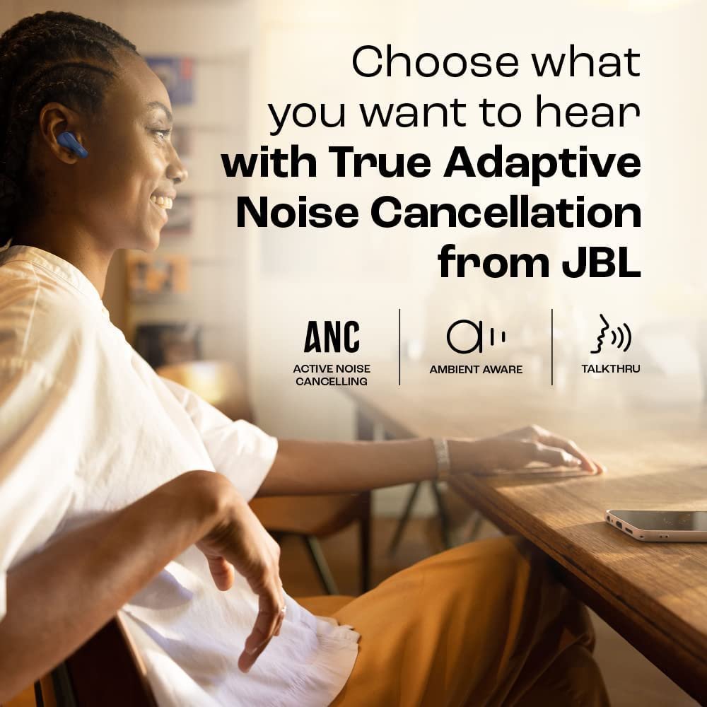JBL Live Pro 2 Premium in Ear Wireless TWS Earbuds, ANC Earbuds, 40Hr Playtime, Dual Connect, Customized Bass with Headphones App, 6 Mics for Clear Calls, Wireless Charging, Alexa Built-in (Open Box) - Image 2