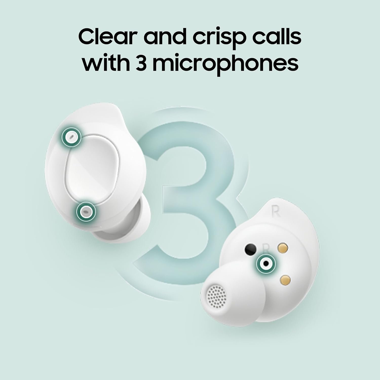 Samsung Galaxy Buds FE | Powerful Active Noise Cancellation | Enriched Bass Sound | Ergonomic Design | 30-Hour Battery Life (Open Box) - Image 3