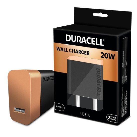 Duracell 20 Watts Fast Wall Charger Adapter, 1 USB A, Fast Mobile Charger Compatible with iPhone, iPad, Samsung, Note, Redmi, Mi, Oneplus, Oppo, Pixel, Vivo (Open Box) - Image 5