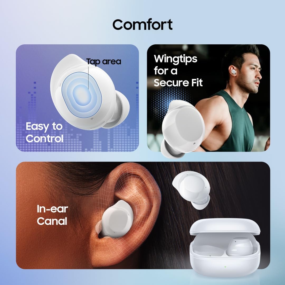 Samsung Galaxy Buds Core Galaxy AI Enabled in-Ear TWS with ANC | Enriched Bass | 6 Mic Setup | IP54 | 35hrs Battery | Touch Controls (Open Box) - Image 5