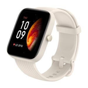 Amazfit Bip 3 Smart Watch with 1.69″ Large Color Display,2 Weeks’ Battery Life,5 ATM Water-Resistance,60 Sports Modes, High-Precision GPS, and Blood-Oxygen Saturation Measurement