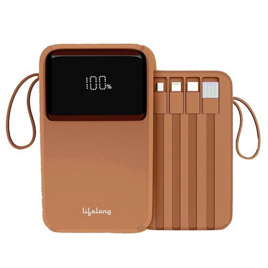 Lifelong ZenCharge 20000 mAh 22.5 W Compact Pocket Size Power Bank with 6 Input/Output Ports (Lithium Polymer, Fast Charging, Quick Charge 3.0 for Mobile, Earbuds,Speaker, Tablet) (Open Box) - Image 3