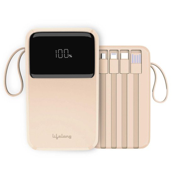 Lifelong ZenCharge 20000 mAh 22.5 W Compact Pocket Size Power Bank with 6 Input/Output Ports (Lithium Polymer, Fast Charging, Quick Charge 3.0 for Mobile, Earbuds,Speaker, Tablet) (Open Box)