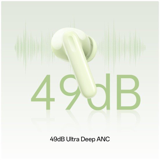 OPPO Enco Air3 Pro True Wireless in Ear Earbuds with Industry First Composite Bamboo Fiber, 49dB ANC, 30H Playtime, 47ms Ultra Low Latency,Fast Charge,BT 5.3 (Sealed) - Image 3