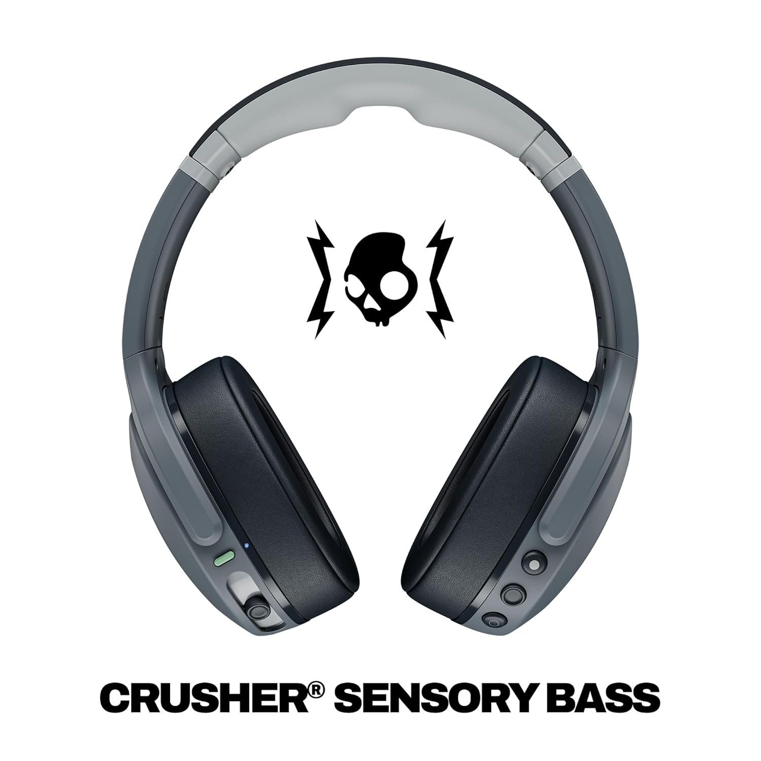 Skullcandy Crusher Evo Wireless Over-Ear Bluetooth Headphones with Microphone, 40 Hour Battery, Personal Sound, Extra Bass Tech, Bonus USB-C Cable – (SEALED) - Image 2