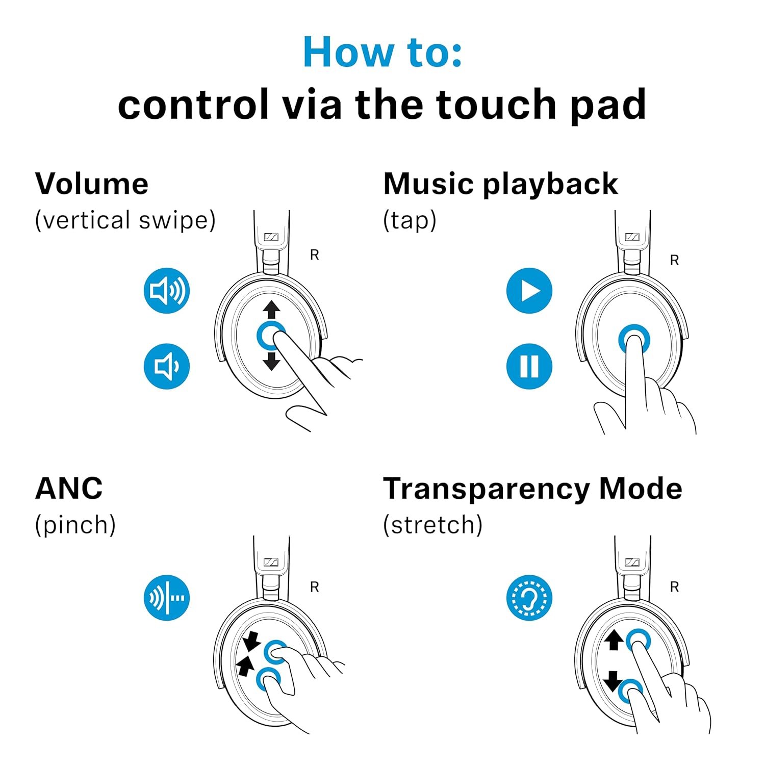 Sennheiser Momentum 4 Wireless Over Ear Headphones, German Design, ANC, 60h Battery, Customizable Sound, 4 Digital Mics for Crystal-Clear Calls, Multipoint Connectivity (Open Box) - Image 9