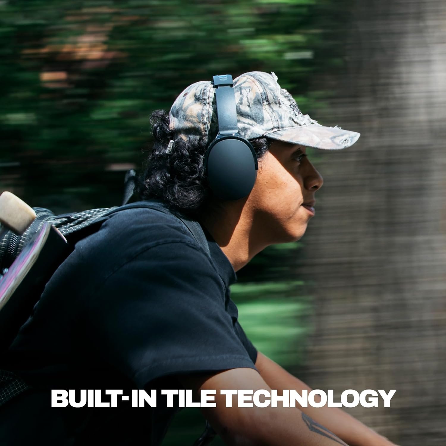 Skullcandy Hesh Evo Over-Ear Wireless Headphones, 40mm Drivers, 36Hr Playtime + Rapid Charge, Flat-Folding and Collapsible, Light Weight Heavy Audio Bass, Work with Android and iOS (Open Box) - Image 2