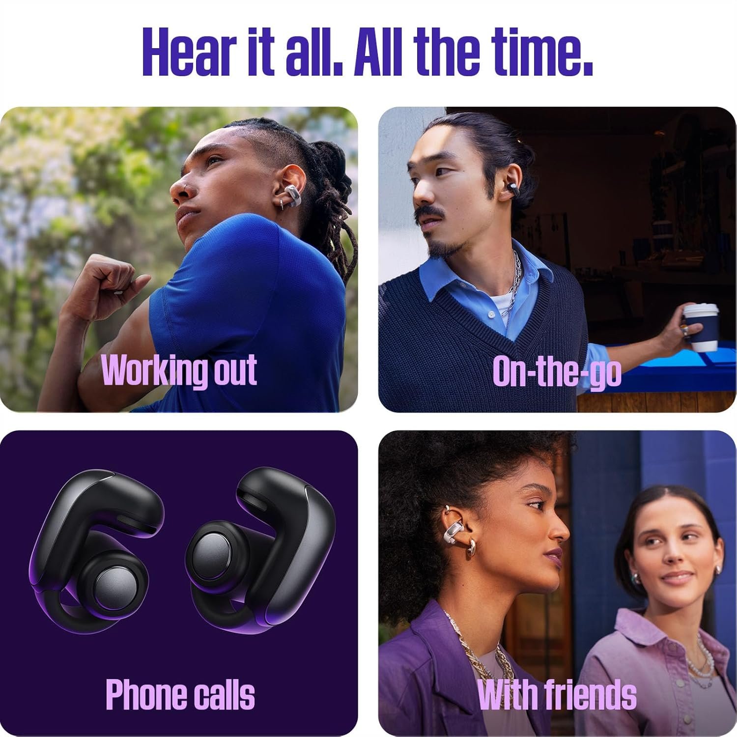 Bose New Ultra Open Earbuds with OpenAudio Technology, Open Ear Wireless Earbuds, Up to 48 Hours of Battery Life - Image 3